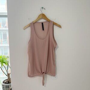 Gaiam Pink Mesh Knot Tank Size Large
